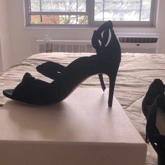 Heels Alexandre Birman Black size 8 US in Suede - 6529350 Alexandre Birman Black Suede Heels